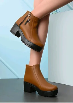 Looks 100% Vegan Leather Trendy & Attractive Boots for Women
