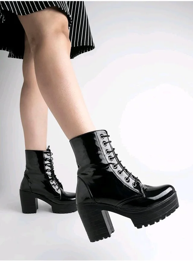 Shoetopia Women & Girls Lace Up Block Heeled