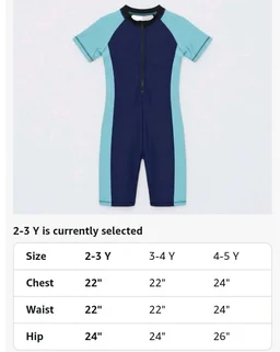 A.T.U.N. (ALL THINGS UBER NICE) Boys One Piece Swimsuit with Front Zip Closure | Half Sleeve Athletic Swimwear with Knee Length Fit | Comfortable Pool and Beach Swimming Costume for Kids
- 10-11 y, Navy blue