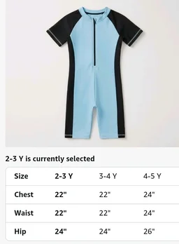 A.T.U.N. (ALL THINGS UBER NICE) Boys One Piece Swimsuit with Front Zip Closure | Half Sleeve Athletic Swimwear with Knee Length Fit | Comfortable Pool and Beach Swimming Costume for Kids - 5-6 y, Blue Navy