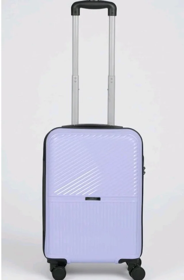 Teakwood Small Size 8 Wheels Trolley Bag, Hard Cabin with Zipper Closure, Adjustable Push Button & Cross Side Strap, Number Lock System 360 Degree (Small, Lavender)
50+ bought in past month