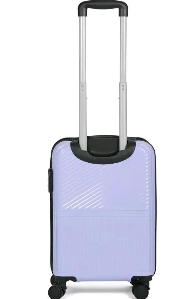 Teakwood Small Size 8 Wheels Trolley Bag, Hard Cabin with Zipper Closure, Adjustable Push Button & Cross Side Strap, Number Lock System 360 Degree (Small, Lavender)
50+ bought in past month