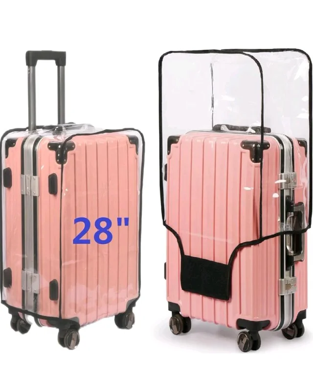 NYALA 28 Inch Protective Trolley Bag Cover | Transparent Suitcase Bag Cover | Waterproof Dustproof Luggage Cover, Clear PVC Suitcase Covers Protectors (70X50X32 CM)
100+ bought in past month