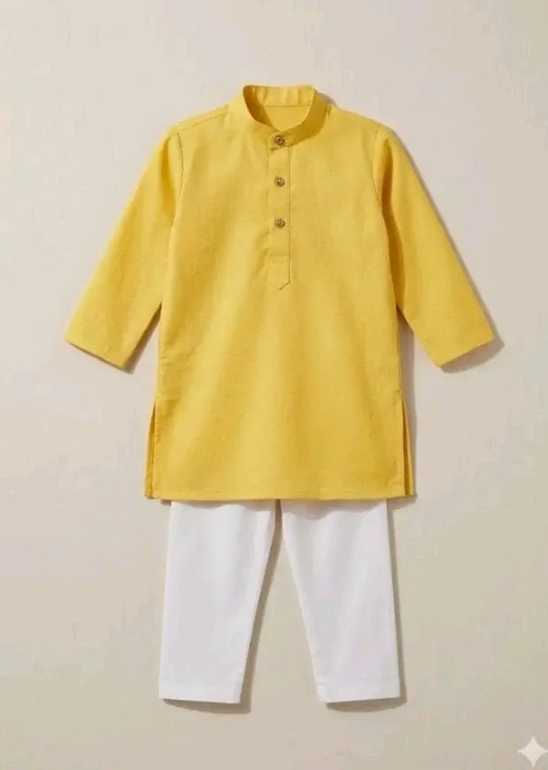 A.T.U.N. (ALL THINGS UBER NICE) Boys 100% Cotton Kurta Pyjama Set | Traditional Ethnic Wear Outfit for Kids | Soft Breathable Printed Kurta with Comfortable Pyjama | Festive Celebration Clothing Set
- 18- 24 M