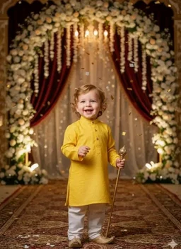 A.T.U.N. (ALL THINGS UBER NICE) Boys 100% Cotton Kurta Pyjama Set | Traditional Ethnic Wear Outfit for Kids | Soft Breathable Printed Kurta with Comfortable Pyjama | Festive Celebration Clothing Set
- 18- 24 M