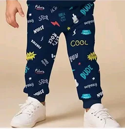 minicult Cotton Pajama Pants with All Over Print for Boys and Girls (Multicolor Designs)(Pack of 5) - 9-10 y, Multicolours