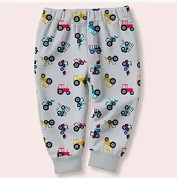minicult Cotton Pajama Pants with All Over Print for Boys and Girls (Multicolor Designs)(Pack of 5) - 3-6 M, Multicolours