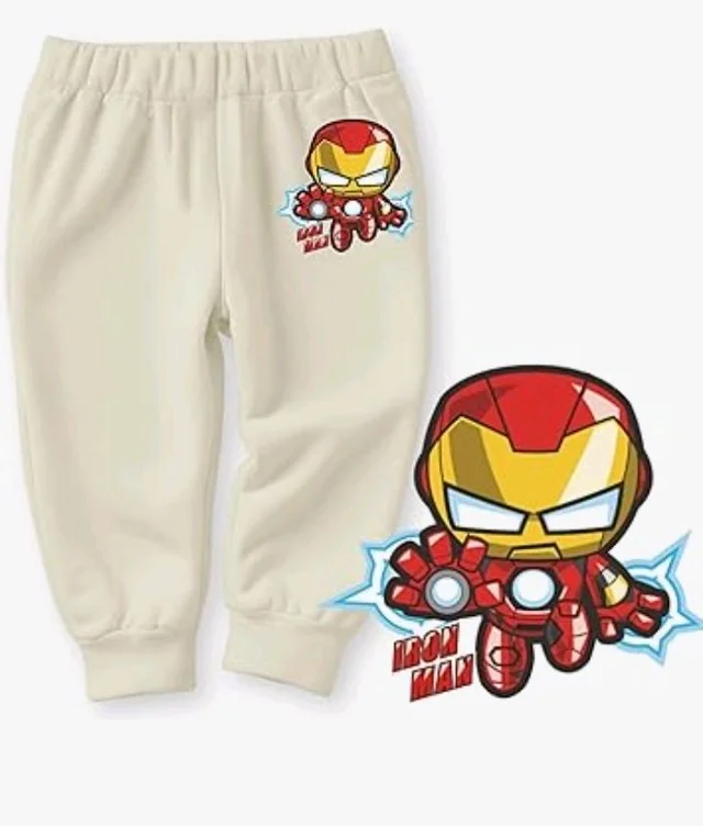 minicult Cotton Pajama Pants with All Over Print for Boys and Girls (Multicolor Designs)(Pack of 5) - 3-4 y, Marvel