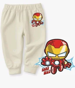minicult Cotton Pajama Pants with All Over Print for Boys and Girls (Multicolor Designs)(Pack of 5) - 6-12 m, Marvel