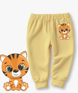 minicult Cotton Pajama Pants with All Over Print for Boys and Girls (Multicolor Designs)(Pack of 5) - 3-6 m, Pink 1