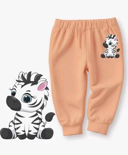 minicult Cotton Pajama Pants with All Over Print for Boys and Girls (Multicolor Designs)(Pack of 5) - 3-6 m, Pink 1
