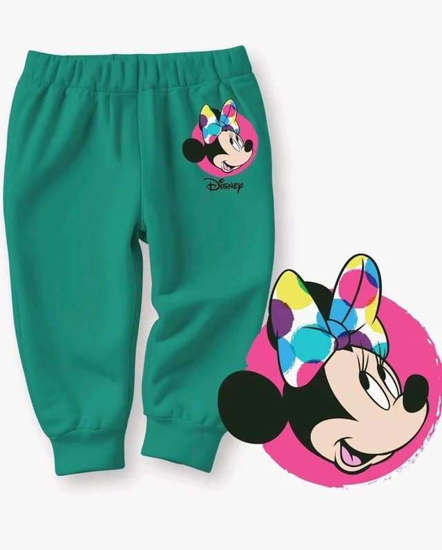 minicult Cotton Pajama Pants with All Over Print for Boys and Girls (Multicolor Designs)(Pac - 0-3 M, Disney