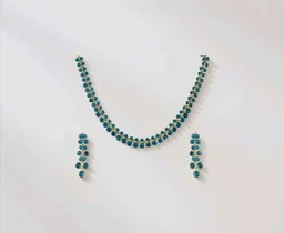 Swasti Jewels Made with Sparkling Swiss Crystals Necklace and Earrings for Women