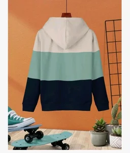 HELLCAT Printed Cotton Blend Hoodie T-shirt and Jogger Trackpant Clothing Set for Boys.
- 5-6 y, Sea Green