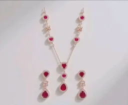 ZAVYA 925 Sterling Silver Statement Elegance ose Gold Plated Women's Jewelry Set | Gift for Women and Girls | With Certificate of Authenticity and 925 Hallmark