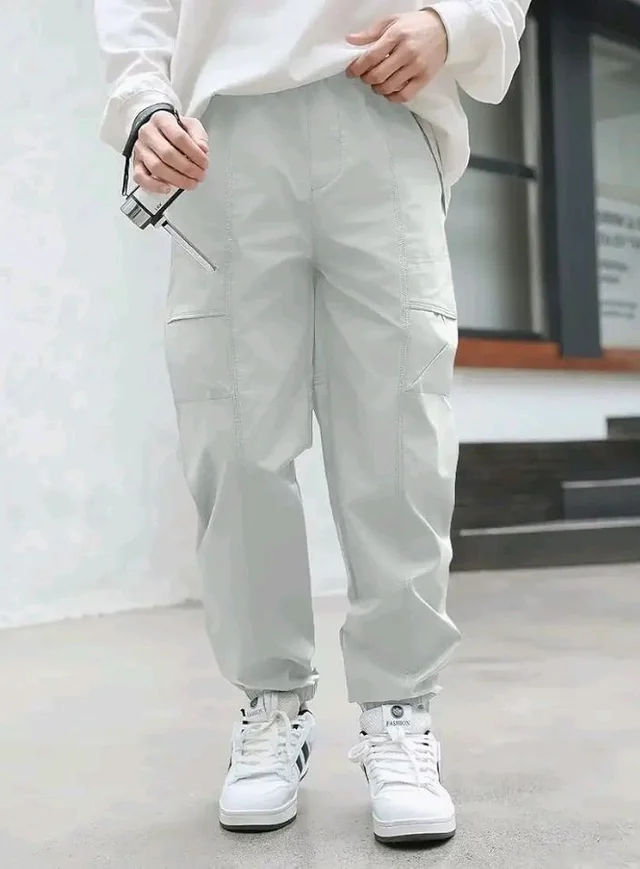 Tagas Boy's Cargo Pant | Regular Slim Cargo for Kids|Relaxed Trouser for Boys|cottoncargo|(K1C-12)
- 11-12 y, Light Grey