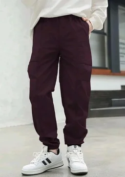 Tagas Boy's Cargo Pant | Regular Slim Cargo for Kids|Relaxed Trouser for Boys|cottoncargo|(K1C-12)
- 13-14 y, Wine
