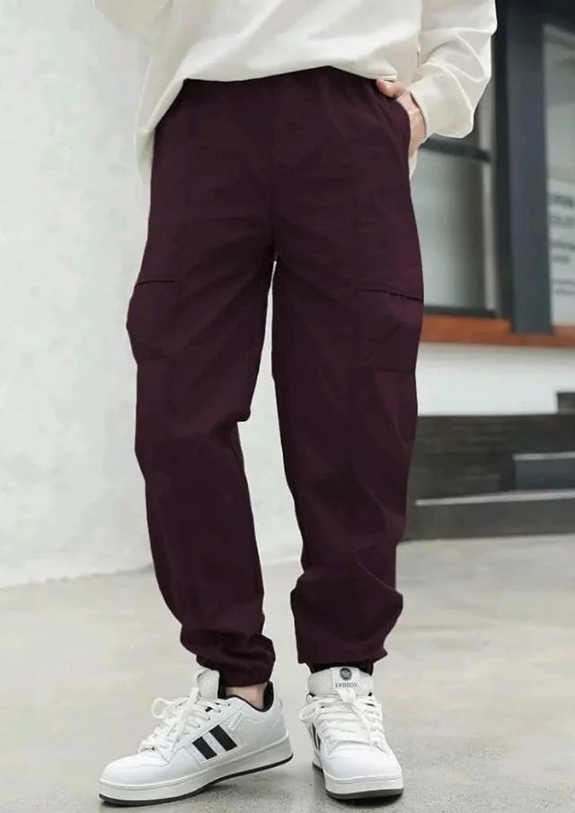 Tagas Boy's Cargo Pant | Regular Slim Cargo for Kids|Relaxed Trouser for Boys|cottoncargo|(K1C-12)
- 13-14 y, Wine