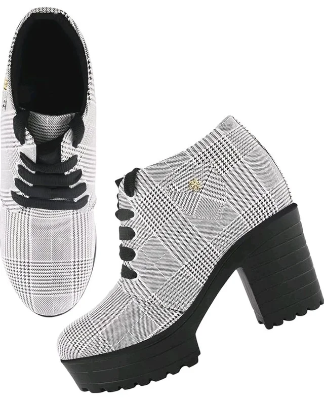 TRYME Stylish & Comfortable Fashion Block Heel Boots for Womens & Girls