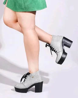 TRYME Stylish & Comfortable Fashion Block Heel Boots for Womens & Girls