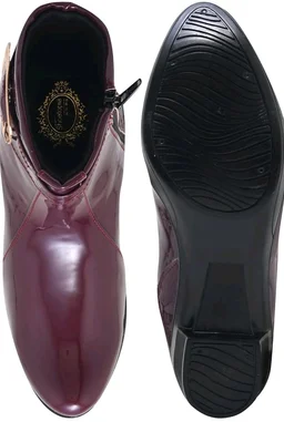 Buckle – Stylish Slip-Resistant Zip-Up Short Boots for Casual & Party Footwear