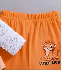 Boys Cotton Clothing Set
Full Sleeve Printed T-Shirt & Pant, Soft Cotton Wear Outfit, Comfortable for Wear
- 2-3 y, White-Orange