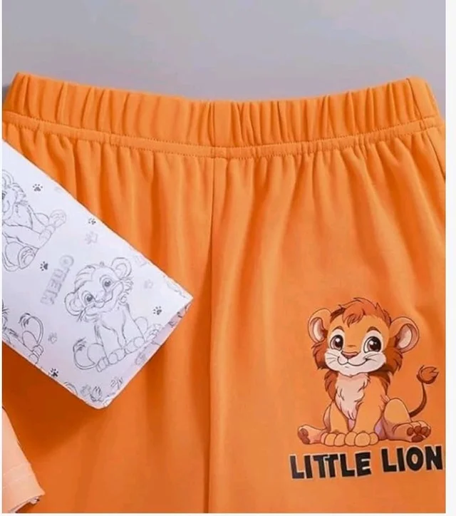 Boys Cotton Clothing Set
Full Sleeve Printed T-Shirt & Pant, Soft Cotton Wear Outfit, Comfortable for Wear
- 5-6 y, White-Orange