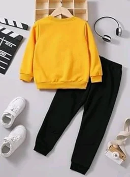 Boys Cotton Clothing Set
Full Sleeve Printed T-Shirt & Pant, Soft Cotton Wear Outfit, Comfortable for Wear
- 4-5 y, Yellow &black