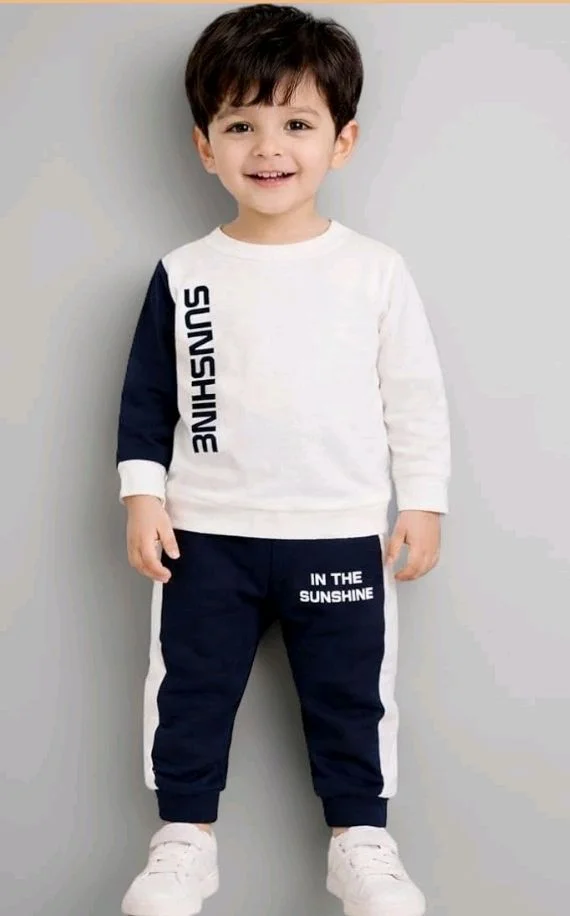 Boys Cotton Clothing Set
Full Sleeve Printed T-Shirt & Pant, Soft Cotton Wear Outfit, Comfortable for Wear
- 0-1 y, White & Blue