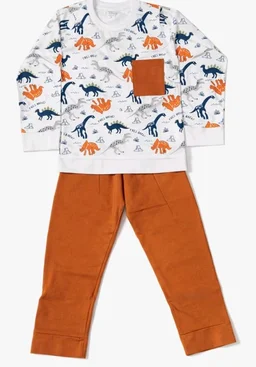 Boys Cotton Clothing Set
Full Sleeve Printed T-Shirt & Pant, Soft Cotton Wear Outfit, Comfortable for Wear
- 0-1 y, Dinosaur