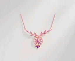 GIVA 925 Silver 18k Gold Plated Rose Gold Zircon Necklace | Gifts for Women & Girls