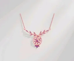 GIVA 925 Silver 18k Gold Plated Rose Gold Zircon Necklace | Gifts for Women & Girls