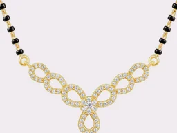 GIVA 925 Silver 18k Gold Plated Rose Gold Plated Mangalsutra Sets | Gifts for Women |Black Bead Necklace