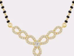 GIVA 925 Silver 18k Gold Plated Rose Gold Plated Mangalsutra Sets | Gifts for Women |Black Bead Necklace