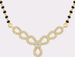 GIVA 925 Silver 18k Gold Plated Rose Gold Plated Mangalsutra Sets | Gifts for Women |Black Bead Necklace