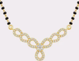GIVA 925 Silver 18k Gold Plated Rose Gold Plated Mangalsutra Sets | Gifts for Women |Black Bead Necklace