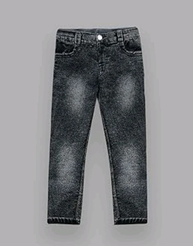 A.T.U.N. (ALL THINGS UBER NICE) Boys Slim Fit Stretchable Denim Jeans | Stylish Casual Wear Jeans with 5 Pocket Design | Trendy Everyday Bottom Wear - 9-10 Y, Dark Grey