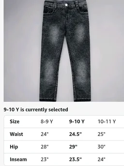 A.T.U.N. (ALL THINGS UBER NICE) Boys Slim Fit Stretchable Denim Jeans | Stylish Casual Wear Jeans with 5 Pocket Design | Trendy Everyday Bottom Wear - 9-10 Y, Dark Grey