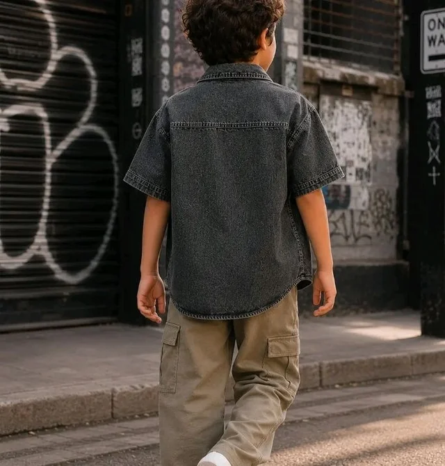Boys Combo |Graphic Soft Breathable Active Play Tshirt | Cargo Trousers with Utility Pockets | Premium Coordinated Outfit for Active Kids
- 2-3 Y, Olivr & Grey
