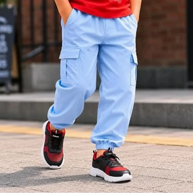 Boys Combo |Graphic Soft Breathable Active Play Tshirt | Cargo Trousers with Utility Pockets | Premium Coordinated Outfit for Active Kids
- 11-12 y, Red & Navy