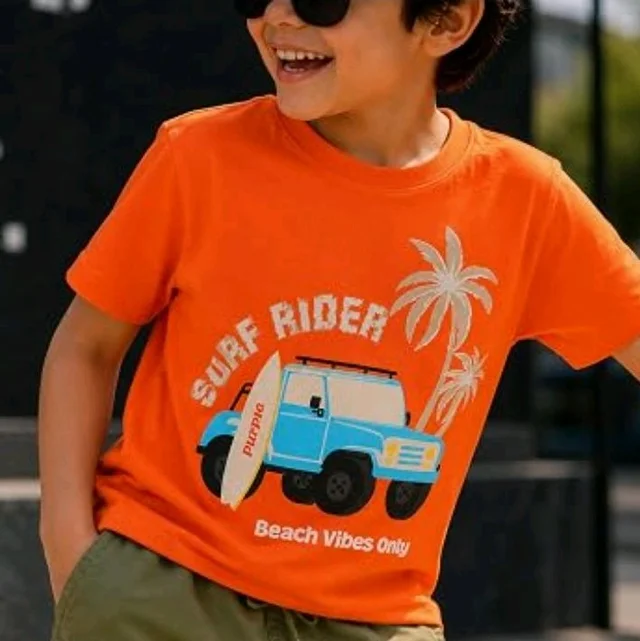 Boys Combo |Graphic Soft Breathable Active Play Tshirt | Cargo Trousers with Utility Pockets | Premium Coordinated Outfit for Active Kids
- 11-12 y