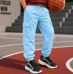 Boys Combo |Graphic Soft Breathable Active Play Tshirt | Cargo Trousers with Utility Pockets | Premium Coordinated Outfit for Active Kids
- 9-10 Y