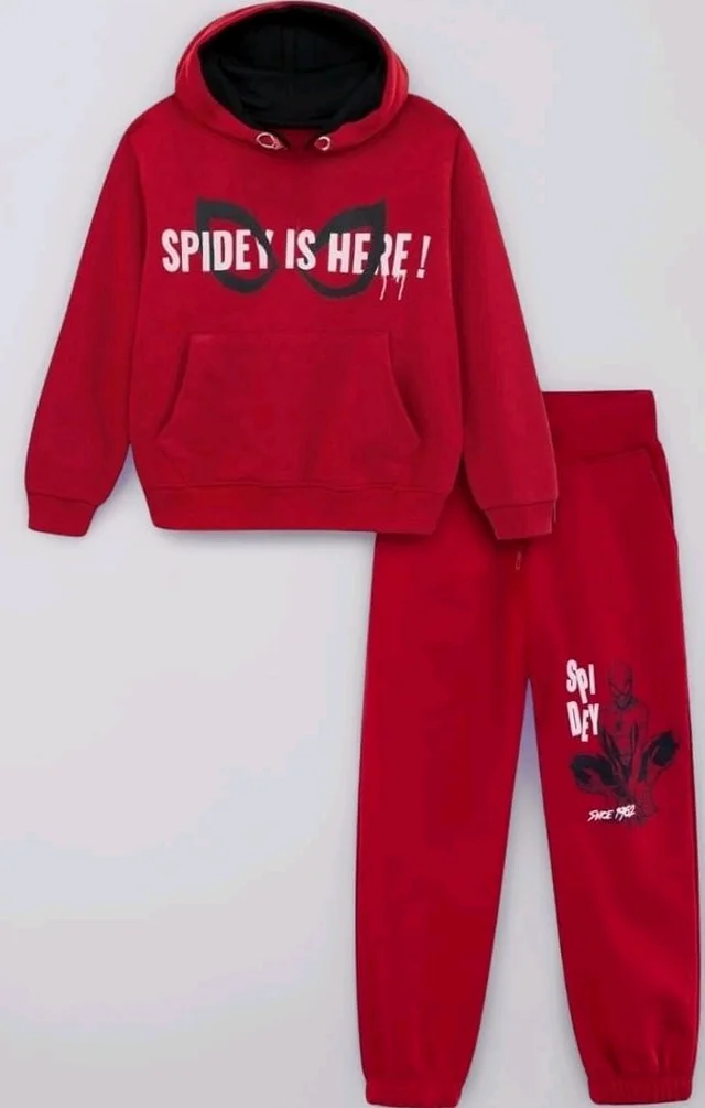 Nap Chief Kids Official Superheros Printed Cotton Co ord set for Boys & Girls, Sweatshirt and Joggers Clothing Set for Casual Wear
- 13-14 Y, Dark Red