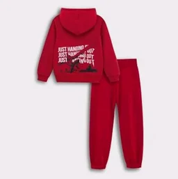 Nap Chief Kids Official Superheros Printed Cotton Co ord set for Boys & Girls, Sweatshirt and Joggers Clothing Set for Casual Wear
- 13-14 Y, Dark Red