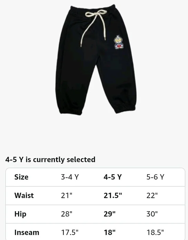 A.T.U.N. (ALL THINGS UBER NICE) Boys Premium Cotton Jogger Pants with Elastic Waist & Adjustable Drawstring | Soft Touch Applique Detail Comfortable Bottom Wear for Kids
- 5-6 Y, Black