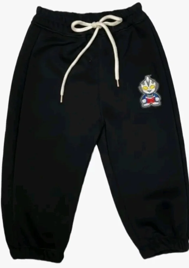 A.T.U.N. (ALL THINGS UBER NICE) Boys Premium Cotton Jogger Pants with Elastic Waist & Adjustable Drawstring | Soft Touch Applique Detail Comfortable Bottom Wear for Kids
- 2-3 Y, Black