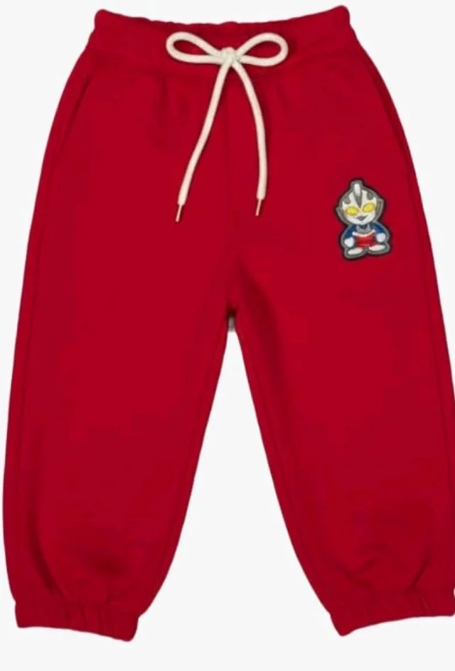 A.T.U.N. (ALL THINGS UBER NICE) Boys Premium Cotton Jogger Pants with Elastic Waist & Adjustable Drawstring | Soft Touch Applique Detail Comfortable Bottom Wear for Kids
- 5-6 Y, Red