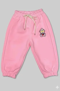 A.T.U.N. (ALL THINGS UBER NICE) Boys Premium Cotton Jogger Pants with Elastic Waist & Adjustable Drawstring | Soft Touch Applique Detail Comfortable Bottom Wear for Kids
- 4-5 Y, Pink