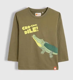 ORANGE SUGAR Kids Full Sleeve T-Shirt | Cotton Round Neck | Soft Breathable Fabric | Casual Wear for Boys & Girls
- 5-6 Y, Crocodile