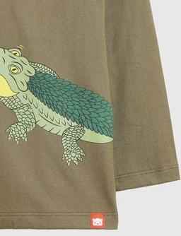 ORANGE SUGAR Kids Full Sleeve T-Shirt | Cotton Round Neck | Soft Breathable Fabric | Casual Wear for Boys & Girls
- 12-18 M, Crocodile